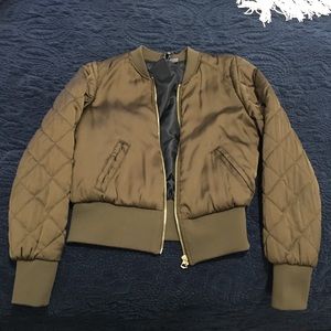 H&M Quilted Bomber Jacket
